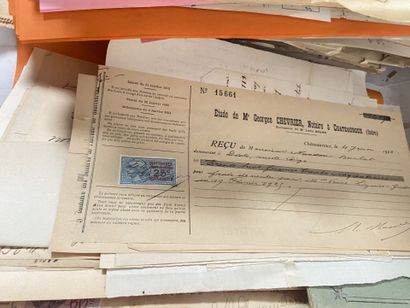 Fiscaux : Ensemble de documents du 20ème...