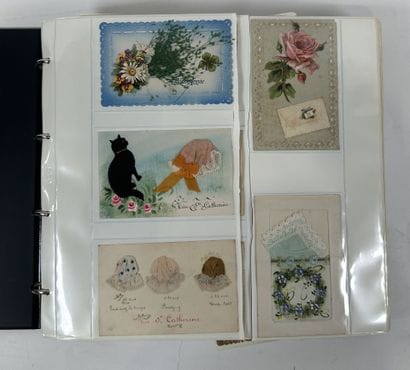 Fantaisie : Cartes fantaisies dont dentelles,...