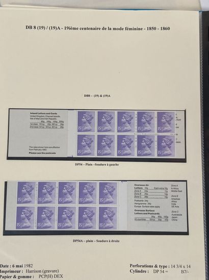 Elisabeth II : Etude des timbres de Grande...