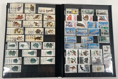 Monde : Timbres du Monde en majorité oblitérés...