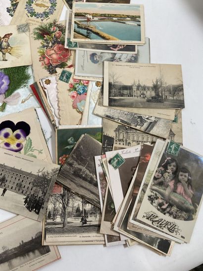 Cartes Postales : Petit lot de cartes postales...