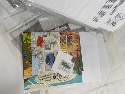 Vrac : Important lot de timbres de France...