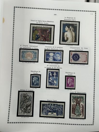 Faciale : Collection de timbres France neufs...
