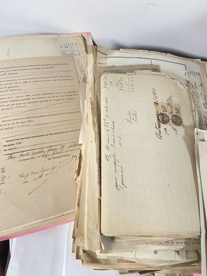 Fiscaux : Ensemble de documents du 20ème...