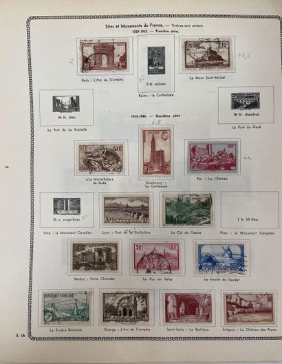 Faciale + Monde : Timbres de France Moderne...