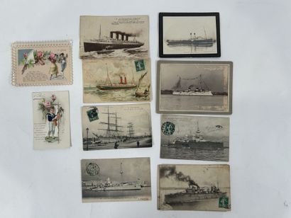 Cartes et Photos : Petit lot de cartes postales...
