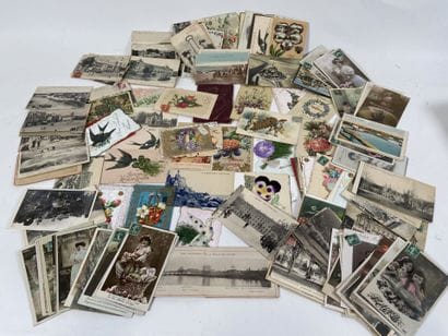 Cartes Postales : Petit lot de cartes postales...