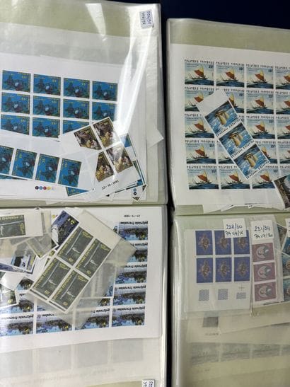 Polynésie - ND : Très fort lot de timbres...