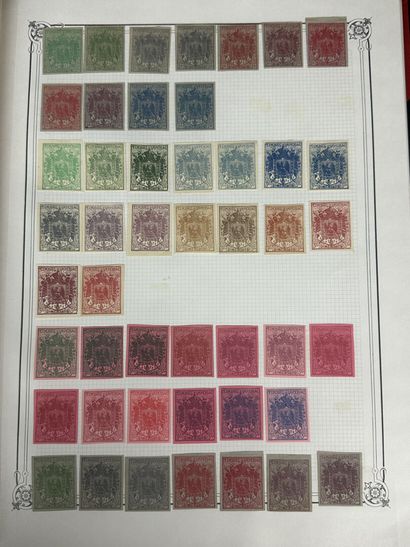 Fiscaux - Dimensions : Ensemble des timbres...