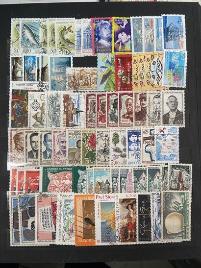 France obl. : Timbres de France obl. dont...