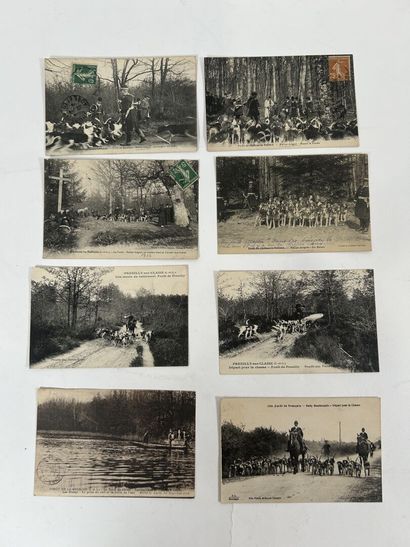 Chasse à Courre : Ensemble de 39 cartes sur...