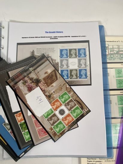 Elisabeth II : Etude des timbres de Grande...