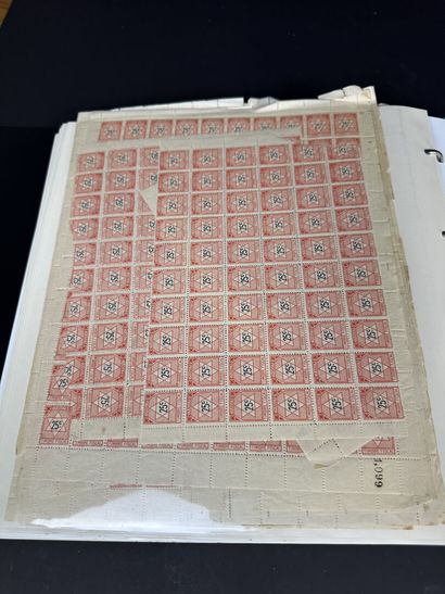 Fiscaux - Maroc : Lot de timbres fiscaux...