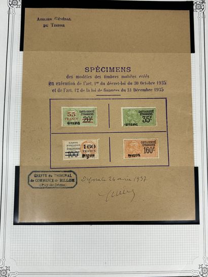 Fiscaux - Carte d'identité des étrangers...