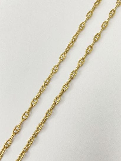 Collier or maille marine 50 cm C 10,67 g...
