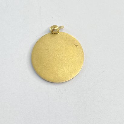 Médaille or ronde -ange- C 5,22 gr