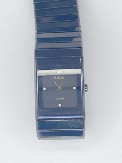 RADO Montre bracelet en céramique noir modèle...