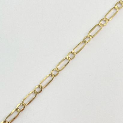 375-part alternating-link bracelet, 18 cm,...