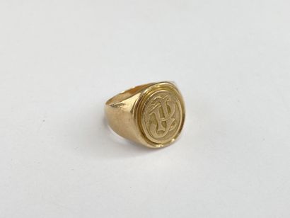 Chevalière or JP dgt 53 AC 13,01 gr