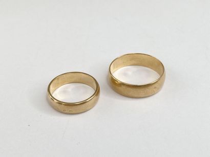2 alliances or dgt 50 et 60 C 9,31 gr