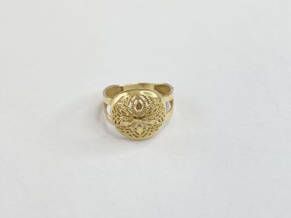 Bague or filigrane dgt 53 2,44 gr