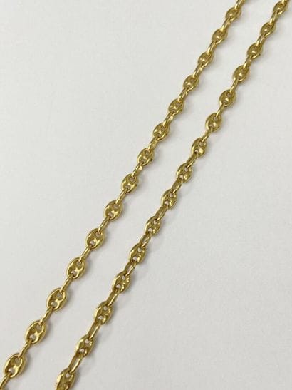 Collier or maille marine 58 cm AC 16,92 ...