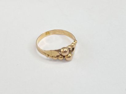 Bague or ouvragée dgt 52 1,35 gr