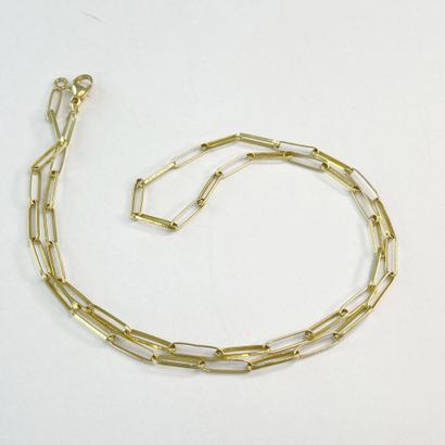 60 cm gold link necklace, 11.33 g