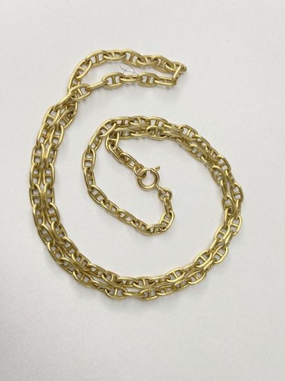 Collier or maille marine 50 cm C 10,67 g...