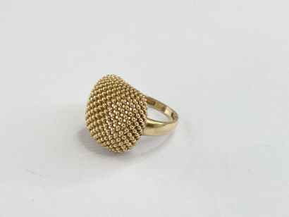 Bague coussin or dgt 56 AC 5,97 gr