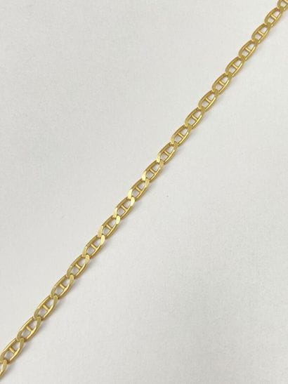 Collier or maille marine 47 cm C 8,38 gr