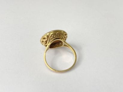 Gold ring, piece no. 60, size C, 8.21 g