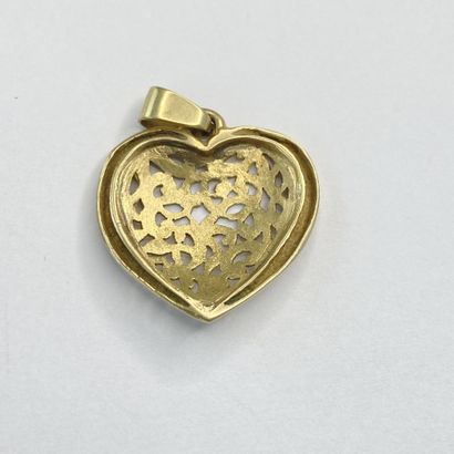 Pendentif coeur or ajouré AC 6,17 gr