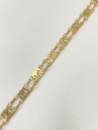 Collier or avec motif 39 cm AC 10,98 gr