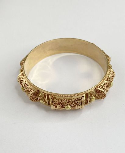 Bracelet or ouvragé 6,5 cm C 39,70 gr