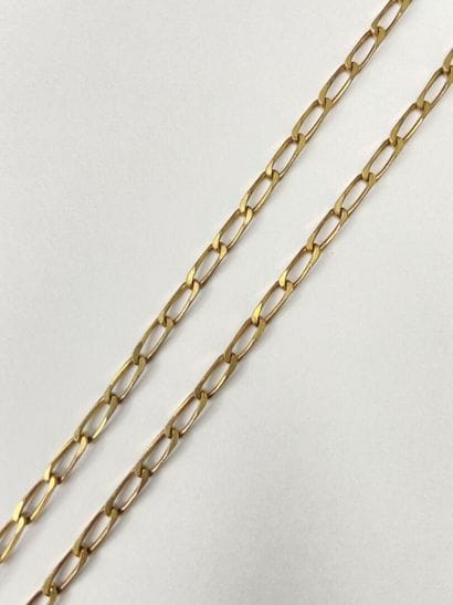 Collier plaqué à maillons