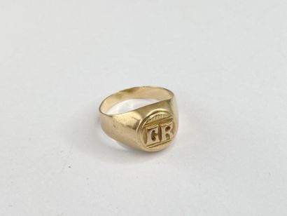 Chevalière or GR dgt 52 C 2,80 gr