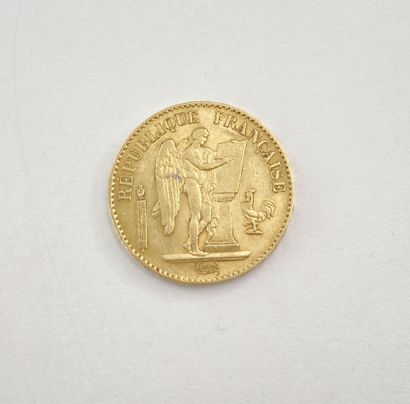 20-franc gold coin, 1886 A
