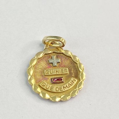 Médaille d'amour or 2,29 gr