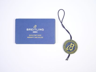 BREITLING. 
Montre-bracelet en acier et or...