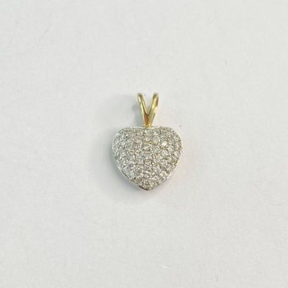 Pendentif or pavage pierres** ajouré 2,49...