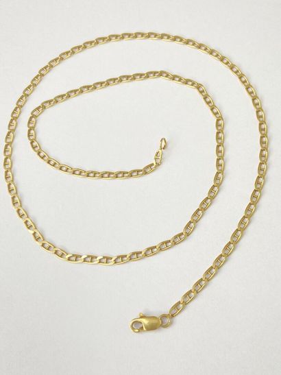 Collier or maille marine 47 cm C 8,38 gr
