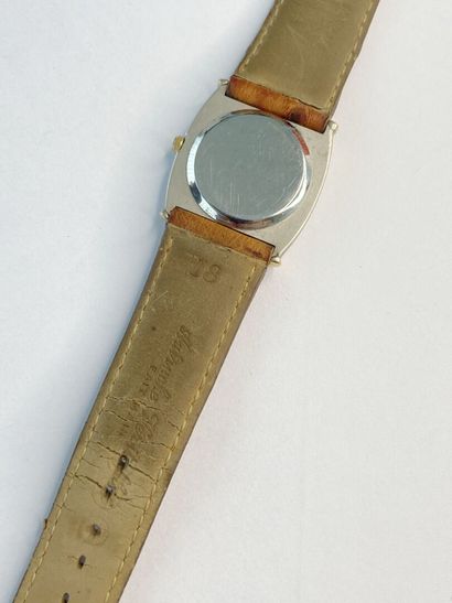 Chaput women's steel watch with a brown ...