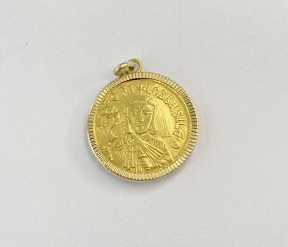 6.25-gram AC gold pendant
