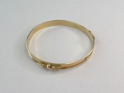 Intricately crafted gold bracelet, 6 cm,...