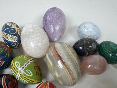 A collection of approximately 50 painted...