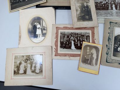 Lot de photos anciennes principalement de...