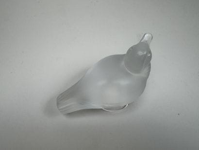 LALIQUE.
Duck.
Molded, pressed, and satin-finished...