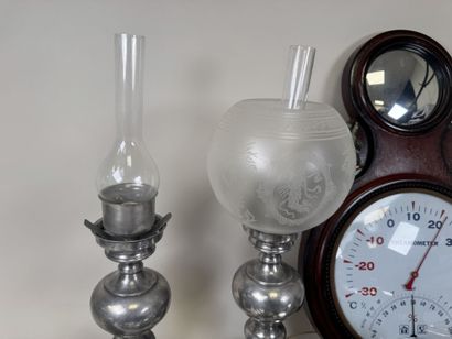 Lot of various pewter and stainless steel...