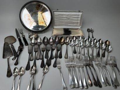 CHRISTOFLE and others.
A large lot of silver...